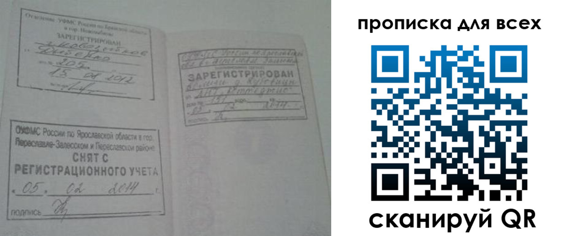 временная регистрация для всех в Микуни